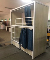 Ensemble de chambre à coucher Design Morden, de haute qualité, lit superposé en acier, Double pont, école en métal, 3 niveaux, livraison gratuite