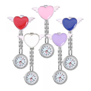 <span class=keywords><strong>Montre</strong></span>-bracelet à quartz de poche pour infirmières, <span class=keywords><strong>montre</strong></span> étanche lumineuse avec boîtier métallique - Product Image 6