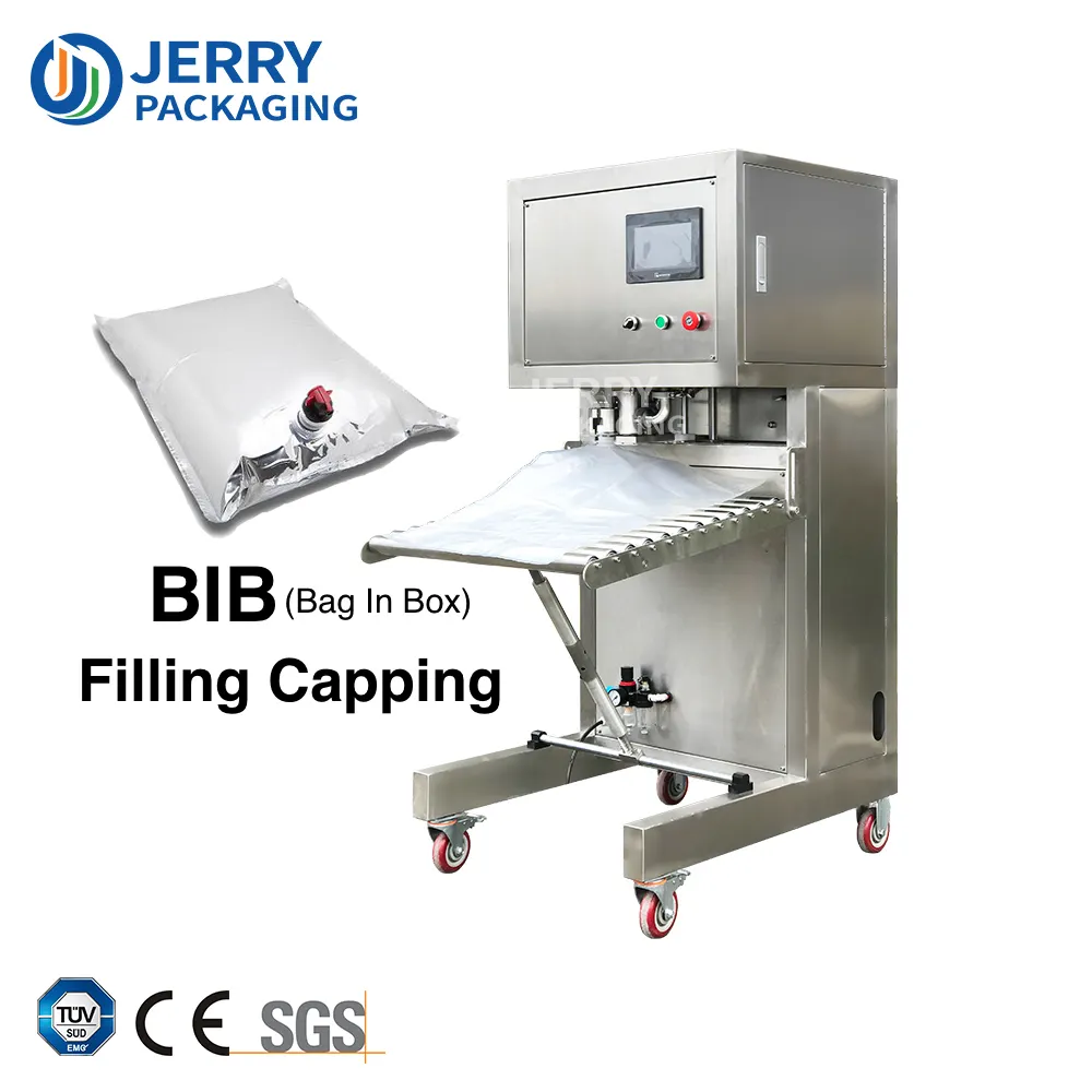 JBIB-1F एकल सिर बैग में एक बॉक्स में भरने की मशीन स्वत: बैग बॉक्स भरने की मशीन बिब भरने की मशीन के लिए पानी