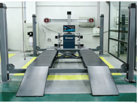 Máquina de Alineación 3D de Cuatro Ruedas con Simulación Dinámica de Coche, Pantalla Única Eléctrica Móvil y Doble Cámara, Venta al por Mayor de Fábrica