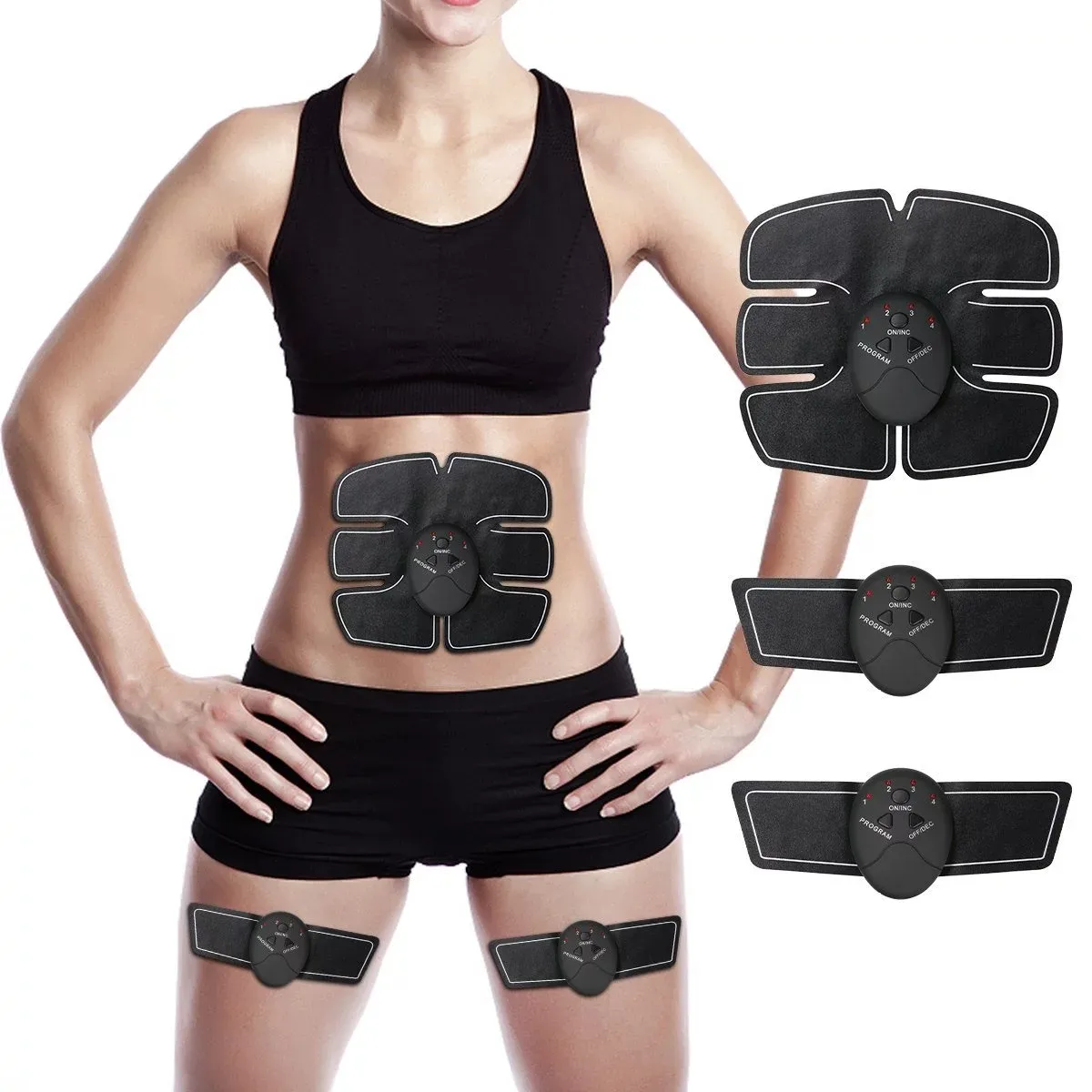 เทรนเนอร์หน้าท้องออกกำลังกายหน้าแรกElectrostimulationกระตุ้นกล้ามเนื้อBody Slimming Massager