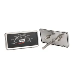 不锈钢双金属监测温度计食品比萨烤箱烤架温度计