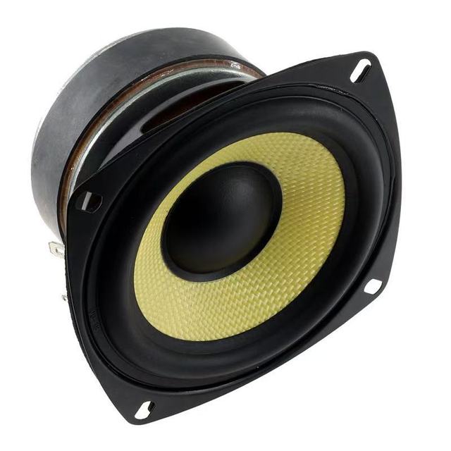 Full - Range 4" Speaker  4 ohms 40W Glass Fiber Basin Square Diamond Subwoofer Speaker 4" for Wholesale