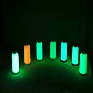 New product wholesale great visibility luminous glowing 4-6 hours glow in the dark thread for embroidering garments/hats/dress