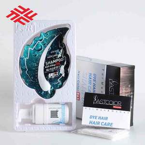 Meilleur cadeau Nouveau produit Teinture capillaire permanente à base de plantes de qualité supérieure à faible teneur en ammoniaque Kit de vaporisation de couleur noire Couvre les cheveux gris - Product Image 2