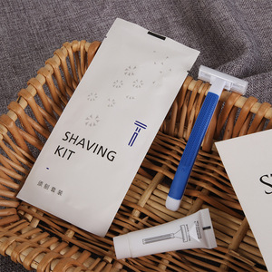 Conjunto de Artigos de Higiene Descartáveis Personalizáveis para Hotéis e Pousadas: Escova de Dentes, Pente, Lâmina de Barbear, Touca de Banho, Cotonete - Embalados Individualmente - Product Image 4