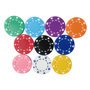 Posavasos Lisos sin Imprimir para Bebidas, Estilo Fichas <span class=keywords><strong>de</strong></span> Póker Gigantes para Personalizar - Product Image 1