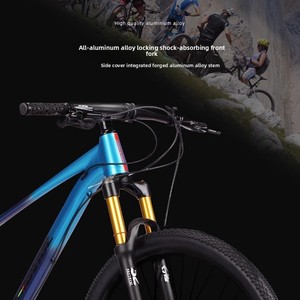 Bicicleta <span class=keywords><strong>de</strong></span> <span class=keywords><strong>Montaña</strong></span> Sufeng <span class=keywords><strong>de</strong></span> Aleación <span class=keywords><strong>de</strong></span> Aluminio, 1x10 Velocidades, 27.5/29 Pulgadas, Doble Freno <span class=keywords><strong>de</strong></span> Disco, Horquilla con Suspensión, para Todoterreno, Bosque y Grava - Product Image 2