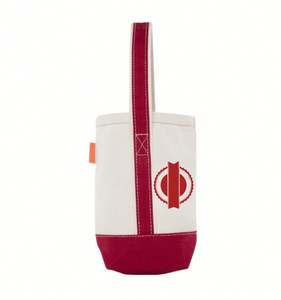 Lilalila Factory Canvas Wine Tote Reusable Canvas Wine Bag for Wine Bottles - Product Image 1