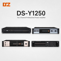 Amplificateur de puissance professionnel 10V à double canal 2U 2*1250W avec mode pont pour système de sonorisation PA