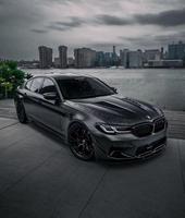 Capot avant de remplacement en fibre de carbone forgée de style V pour BMW Série 5 G30 G38 M5 F90 2017-2023 Kit carrosserie
