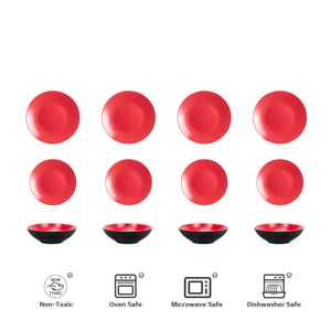 Semtember Promotion High End Kitchen Stoneware Plates Set Round Ins Style Ceramic Plates Low Price Stoneware Dinner Set for Home - Product Image 2