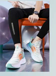 Chaussures de course pour hommes tendance 2025 Sketchers haute performance, couleur dégradée, maille améliorant l'expérience athlétique, nouveau design sportif - Product Image 5