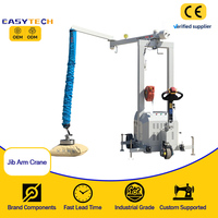 2026 Easytech OEM Ventouse de levage manuelle de sécurité pour table, pour verre et granit, courbée, industrielle lourde, télécommandée, 500 kg, Lithium, pour usage intérieur