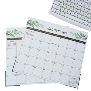 Calendario de escritorio 2026, enero 2027, junio, planificador mensual grande con protectores de esquinas, amplios bloques de notas para el hogar y la oficina - Product Image 1