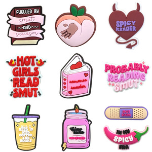 10 Pezzi Charm per Scarpe a Tema Letterario, Decorazioni per Sandali, Ciondoli Originali per Zoccoli, Regali per <span class=keywords><strong>Amici</strong></span> - Product Image 2