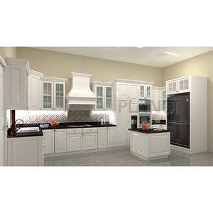 Offre Spéciale cuisine entrée de données maison emplois en ligne matériel de cuisine Style moderne personnalisé blanc armoire de cuisine armoire de rangement - Product Image 1