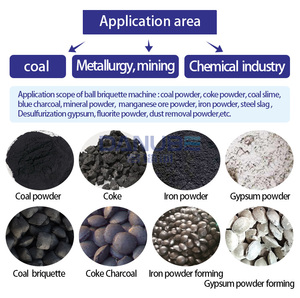 Máquina Hidráulica para Prensar Bolas de Cal, Máquina Formadora de Bolas de Carbón de Coco, Máquina de Briquetas Ligite - Product Image 4