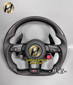 Volante Deportivo Multifunción LED de Fibra de Carbono y Cuero de Alta Calidad, Apto para Modificar <span class=keywords><strong>Volkswagen</strong></span> R8/RS/<span class=keywords><strong>GTI</strong></span>/<span class=keywords><strong>Golf</strong></span> R - Product Image 5