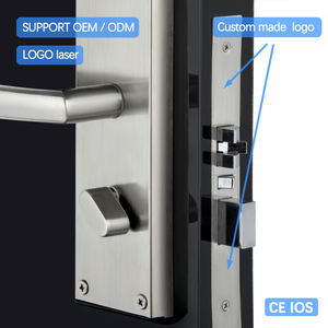 गर्म बिक्री Rfid कार्ड स्टेनलेस स्टील सॉफ्टवेयर एनकोडर मुक्त sdk pms सिस्टम हैंडल दरवाजा लॉक होटल लॉक अपार्टमेंट - Product Image 3