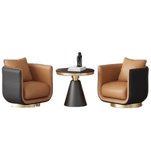 Poltrona Singola di Lusso Italiana e Tavolino <span class=keywords><strong>da</strong></span> Caffè Leggero per Hotel, Club, Reception - Combinazione per Negoziazioni e Ricevimenti - Product Image 2