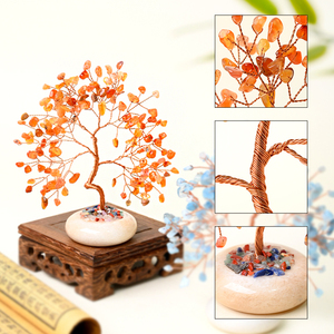 Handmade Crystal Gemstone Chips Fengshui <b>Tree</b> - Product Image 4