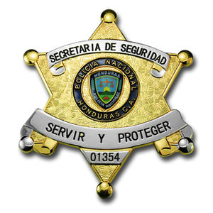 Badge de sécurité en émail métallique argenté, épingle de sûreté - Product Image 6
