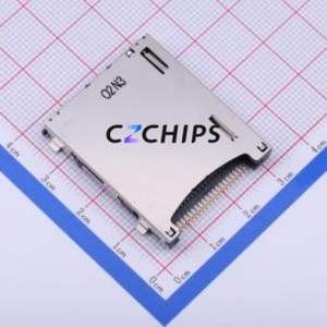 SCDG1A0100 SD Card / Memory Card Connector SMD Connector Self-Return Type Standard SD Card Card Holder 4.8mm - Product Image 1