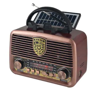 Painéis solares portáteis 3 em 1, fm am sw, ar livre, transformador de rádio e alto-falante bt para acampamento