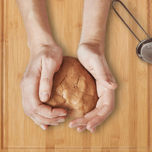 Nhà bếp phục vụ hội đồng quản trị tre gỗ trên truy cập chìm thớt với truy cập cạnh hoàn hảo cho rau và trái cây - Product Image 2