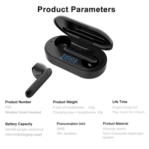 2021 TWS <span class=keywords><strong>Bluetooth</strong></span> 5.0 Auricolare Con Microfono Display A LED Senza Fili di <span class=keywords><strong>Bluetooth</strong></span> Auricolari Auricolari A Cancellazione di Rumore Auricolare - Product Image 4