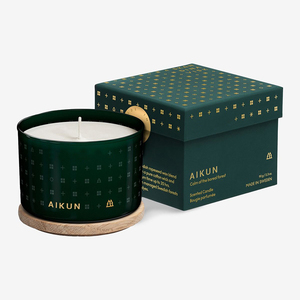AIKUN OEM Manufacturer Premium <b>Large</b> <b>Jar</b> Customizable Scented Candle for Bedroom Relaxation Yoga Studio - Product Image 6