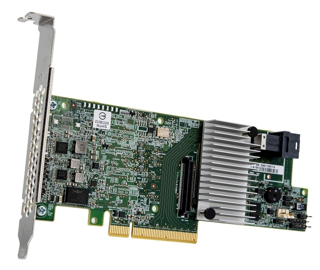 RAID Controller  PCIe 3.0 Host Interface, 2GB DDRIII Cache Memory, 1.2GHz PowerPC 476 Dual Core 12Gb/s ROC   9361-16i