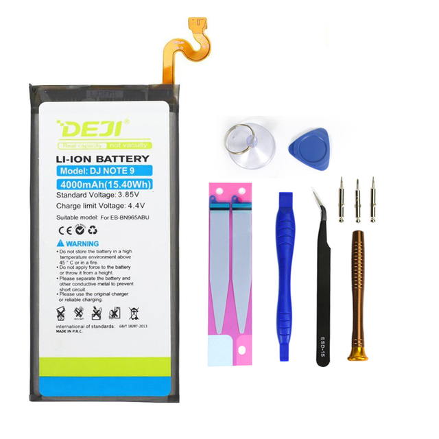 DEJI Mobile Phone EB-BN965ABU Digital Batteries for Samsung Galaxy NOTE 9 N9600 Original Replacement Battery