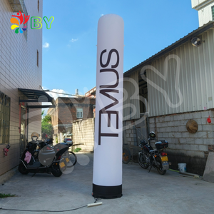 Décoration de fête de carnaval <span class=keywords><strong>pas</strong></span> chère, modèle de corne gonflable avec lumière, colonnes LED gonflables artistiques personnalisées pour la scène - Product Image 6