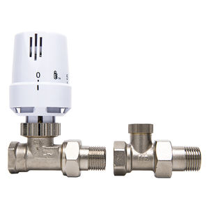 Tête thermostatique <span class=keywords><strong>de</strong></span> contrôle <span class=keywords><strong>de</strong></span> température en laiton pour vanne <span class=keywords><strong>de</strong></span> <span class=keywords><strong>radiateur</strong></span> TRV blanc <span class=keywords><strong>de</strong></span> chauffage par le sol avec EN215 - Product Image 5