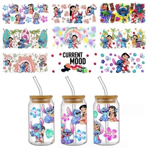 Vinilos Decorativos para Vasos <span class=keywords><strong>Lilo</strong></span> & <span class=keywords><strong>Stitch</strong></span>, Resistentes al Agua <span class=keywords><strong>y</strong></span> a los Arañazos, Múltiples Estilos para Decoración <span class=keywords><strong>de</strong></span> Botellas <span class=keywords><strong>de</strong></span> Agua - Product Image 4