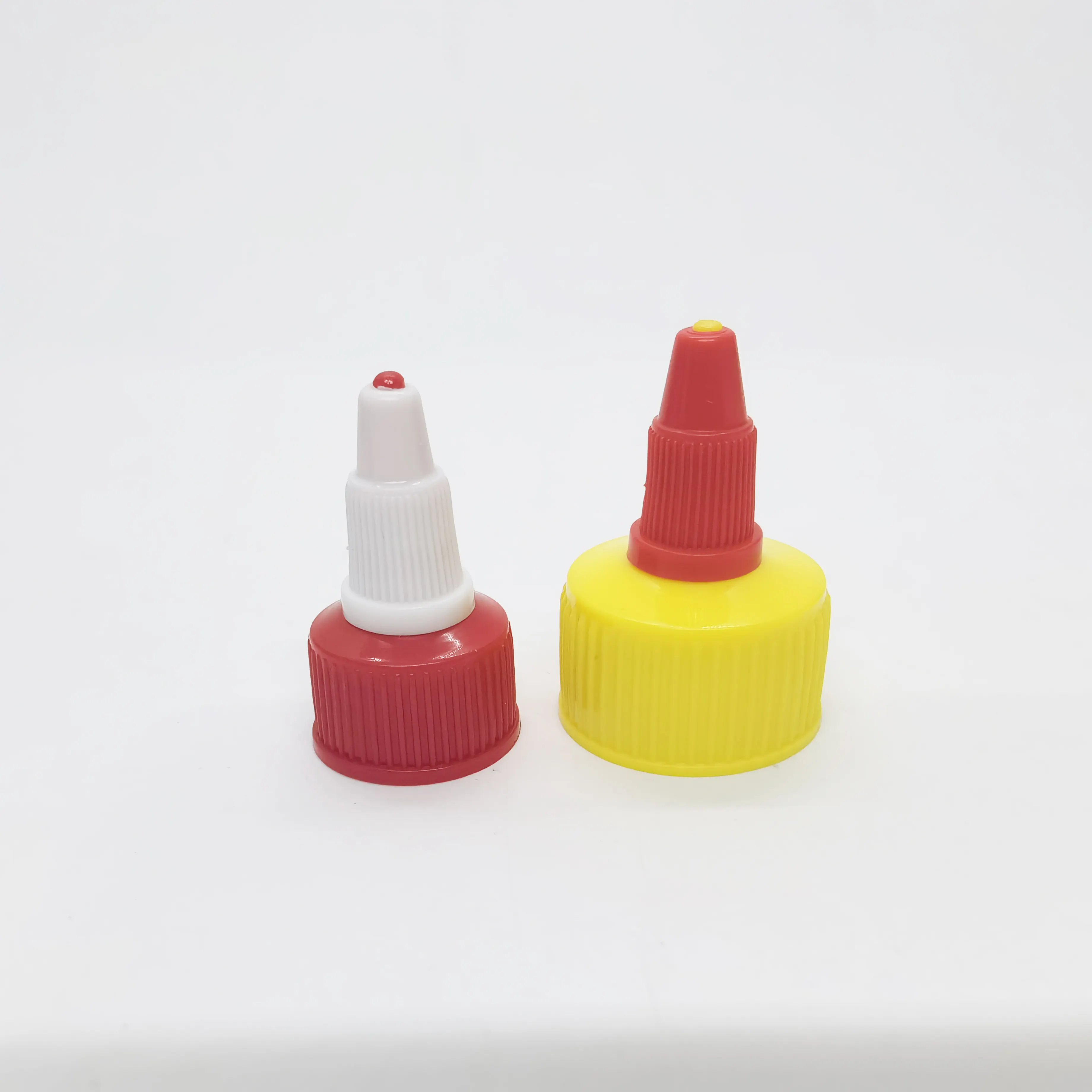 Tapas dispensadoras de botellas de plástico para acondicionador de pelo, tapa de rosca de colores 20/410 24/410 28/410
