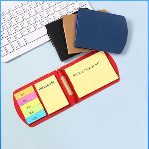 Cuaderno Kraft Personalizado con Notas Adhesivas, Bolígrafo y Pestañas Transparentes - Regalo Promocional Ecológico - Product Image 2