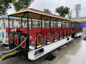 Venta Directa de Fábrica, Tren Turístico Moderno de 58 Asientos con Interior Confortable para Turistas - Product Image 2
