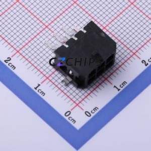 C3030WR-2X3P Wire-to-Board Pin Header SMD,P=3mm,Horizontal Mount Connector 2x3P 3mm Horizontal Mount Micro-Fit (MX 3.0) - Product Image 1