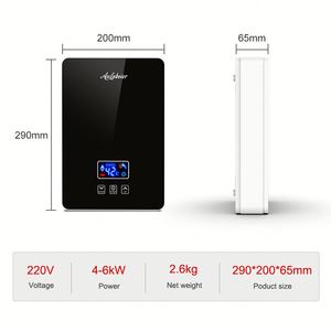 Competitive Price Instant 220V Electric Tankless <b>Water</b> <b>Heater</b> for Household Fast Heating LED Temperature for Hotel Bath Shower - Product Image 3