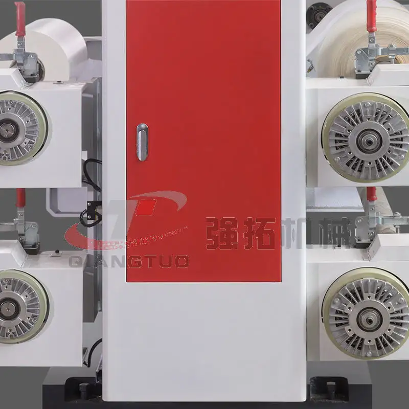 Máquina de impresión flexográfica de rollo a rollo de papel de película plástica de 4 colores más vendida