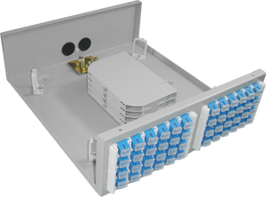 Ultraflacher Wandmontierter Smart Home FTTH-Netzwerk-Spleißautomat, Flaches 48-Port SC/FC/LC Glasfaser-Anschlussgehäuse von JinMai - Product Image 3