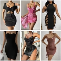 Robes d'été décontractées pour femmes, longues, imprimées, tissées, respirantes, coupe ajustée, vente en gros, liquidation en vrac, Chine
