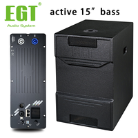 Système de sonorisation portable professionnel PA Active Line Array CL8H avec caisson de basses de 15 pouces en contreplaqué de bouleau, amplificateur DSP 600W, équipement sonore pour scène