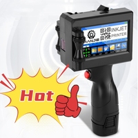 Imprimante à jet d'encre portable miniature pour l'impression de codes-barres, de codes QR et de dates sur papier et supports souples, alimentée par batterie