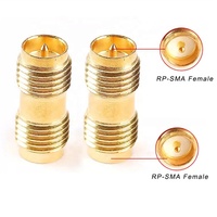 Enchufe macho SMA a conector adaptador rápido SMA a SMA Cable Push-on hembra RF Coaxial conector Wifi adaptador de conector