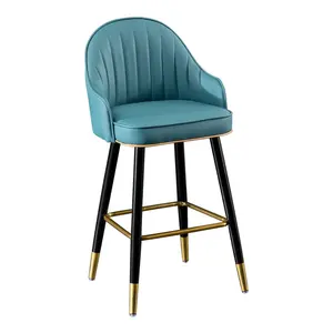 Удобная мебель для гостиной в европейском дизайне, оптовая продажа, высокий обеденный барный стул, барный стул в нордическом стиле, барный стул