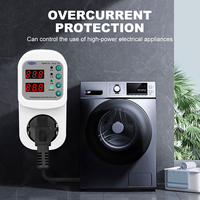 Prise de protection automatique contre les surtensions TOMZN TOSVA-16, courant et tension réglables, 16A, prise EU, compatible AC 110V 220V